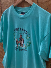Vintage 90s quirky Springers Farm Bakery souvenir single stitch t-shirt size XL