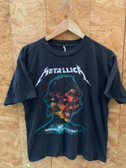 Vintage Metallica hardwired to self destruct thrashed band t-shirt size medium