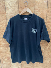 Vintage 90s Tom's Auto Parts Xenia Ohio USA single stitch black t-shirt size XL