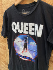 Queen We Will Rock You Freddie Mercury band merch t-shirt size medium