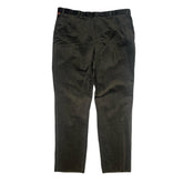 Vintage dark muted green jumbo relaxed oversized corduroy trousers W42 L35 by LMA