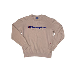 Vintage 90s light pink crew neck sweater size medium by Champion