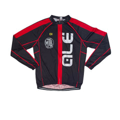 ALE MTB Cycling Jersey Jacket Black Red XL Long Sleeve Full Zip Sportswear