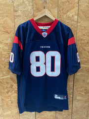 Vintage NFL jersey Andre Johnson #80 Texans t-shirt size 48 XXL by Reebok