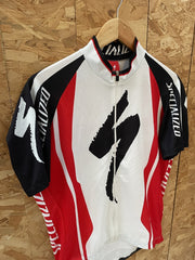 Specialized Cycling Jersey Men's XL Red White Black Short Sleeve Bike Sportswear