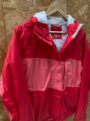 Vintage Y2K red pink waterproof technical jacket by Helly Hansen size medium