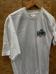 Vintage 90s Gooped up on Gop quirky funny single stitch white t-shirt size large