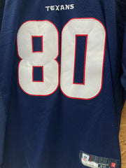 Vintage NFL jersey Andre Johnson #80 Texans t-shirt size 48 XXL by Reebok