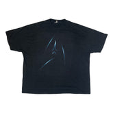 Vintage Y2K Star Wars Delta shield logo faded black t-shirt size XXXL