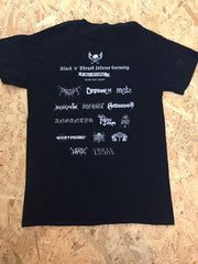 Black n Thrash inferno metal festival memorabilia t shirt Germany 2014 size medium