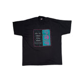 Vintage BEST Society for Neuroscience 25 Years T-Shirt XL Black 1970-1995