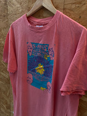 Vintage 87 Sgt Peppers 20th anniversary single stitch pink t-shirt XL by Hanes