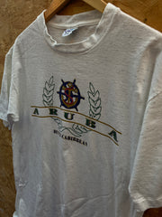Vintage 90s Aruba souvenir single stitch t-shirt size large by Cal Cru