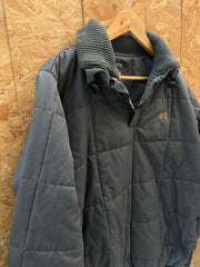 Vintage Y2K grey quilted utilitarian style smock jacket size medium by G-star