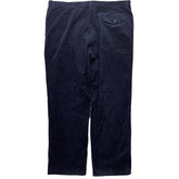 Vintage 90s black relaxed baggy jumbo corduroy oversized trousers size W40 L31