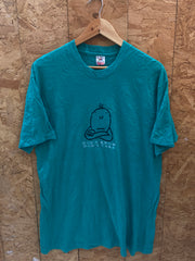 Vintage 90s Don't know Don't care embroidered single stitch t-shirt size large