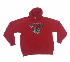Vintage 90s USA college basketball team red hoody Wildcats by LEE size medium