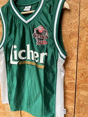 Vintage Giessen 46ers Licher Basketball Jersey size XS Green