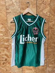 Vintage Giessen 46ers Licher Basketball Jersey size XS Green