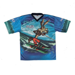 Vintage 90s Looney Tunes Extreme Summer Wile E. Coyote XL Blue T-Shirt