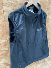 Jack Wolfskin Women's XL Black Waterproof Stormlock Vest - Outdoor Activewear