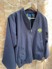 Vintage Lonsdale London Men's Size S Dark Grey Mod Harrington Style Bomber Jacket