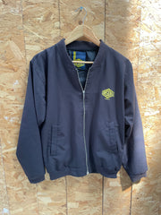 Vintage Lonsdale London Men's Size S Dark Grey Mod Harrington Style Bomber Jacket