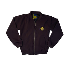 Vintage Lonsdale London Men's Size S Dark Grey Mod Harrington Style Bomber Jacket