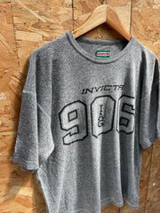 Vintage 80s Invicta Gray 906 Graphic T-Shirt Size Medium