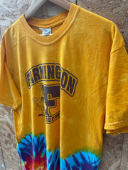 Farmington Farmers Tie-Dye T-Shirt - Gold - Size G