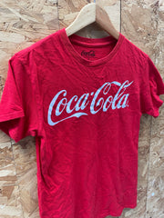 Coca-Cola Red Men's Graphic T-Shirt Size Small