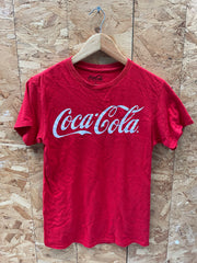 Coca-Cola Red Men's Graphic T-Shirt Size Small