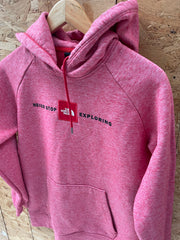 The North Face Women's Size S Red Never Stop Exploring Hoodie Sweatshirt