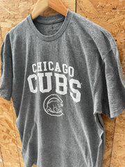 Vintage Y2K Chicago Cubs Heather Gray T-Shirt Size Large by Soft As A Grape
