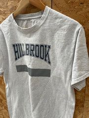 Vintage USA College team Hillbrook Graphic Gray T-Shirt Men's M by Hanes