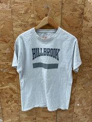 Vintage USA College team Hillbrook Graphic Gray T-Shirt Men's M by Hanes