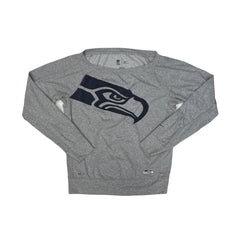 Nike NFL Seattle Seahawks Gray Long Sleeve Ladies T-Shirt Size Small