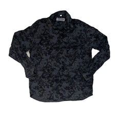 Vintage 90s Black Charcoal Abstract Scrapbook Print Ugly Size L by Mark Adam