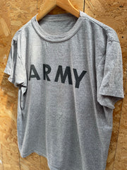 Vintage 90s USA Army PT heather grey T-Shirt - Size M
