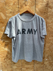 Vintage 90s USA Army PT heather grey T-Shirt - Size M