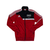 Adidas Red Track Jacket Size S Men's Full Zip ERGO Vintage Football