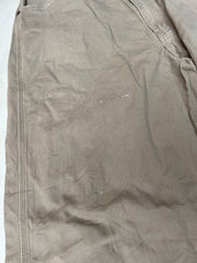 Vintage Dickies Men's 36x34 Khaki Work Pants Loose Fit Casual Durable