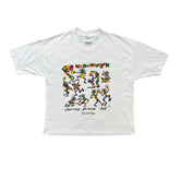 Vintage Hanes Spring Break Florida '96 Graphic T-Shirt - Size L - Cropped