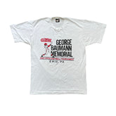 Vintage 90s Single Stitch George Baumann Memorial Erie, PA T-Shirt  Size L White