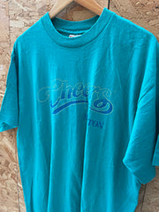 Vintage 90s XL Cheers Boston Teal Graphic Single Stitch Tee Shirt