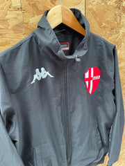 Kappa Small Black Track Jacket ACP Padova Italy Vintage Football Retro
