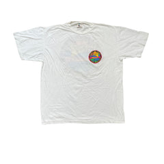Vintage 90s Protect Our Oceans Single Stitch T-Shirt White Size L