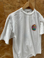 Vintage 90s Protect Our Oceans Single Stitch T-Shirt White Size L