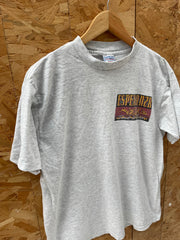Vintage 90s Single Stitch Esperanza Aztecs USA T-Shirt - Grey - Size L