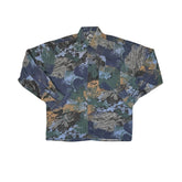 Vintage 90s Abstract Crazy Print Long Sleeve Ugly Shirt Size L by Talk of the Town